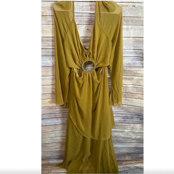 ASOS Keyhole Tie Back Maxi - Picture 2 of 9